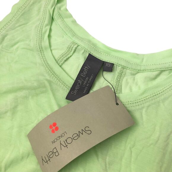 NEW Sweaty Betty Easy Peazy Tank Top Vest Yoga Utopia Green Womens XS - Picture 7 of 9